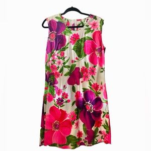 *SOLD* VINTAGE barkcloth dress alice polynesian fashions hawaii